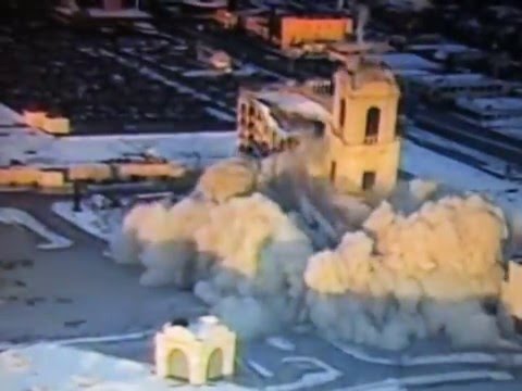 Montgomery Ward Demolition, St. Paul MN 1996