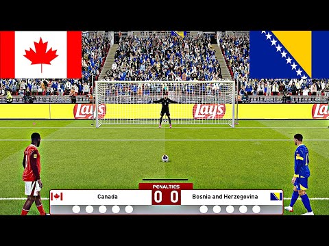 CANADA VS BOSNIA HERZEGOVINA FULL PENALTY SHOOTOUT | CAN VS BIH HIGHLIGHTS