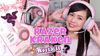 Video thumbnail for Razer Kraken Pink Quartz Gaming Headset (English dub) Unboxing and Review | Pinkermom Tricia by Pinkermom