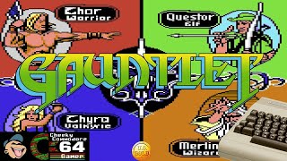 GAUNTLET – Commodore 64 (1986) | Classic Dungeon Crawler Action