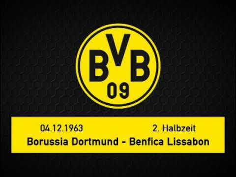 ECC 1963-64. Round of 16. Borussia Dortmund - SL Benfica. Full match.