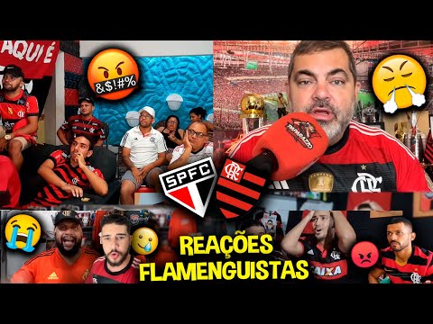 REAÇÕES dos FLAMENGUISTAS FURIOSOS com o VICE - SÃO PAULO 1X1 FLAMENGO [REACT COPA DO BRASIL 2023]