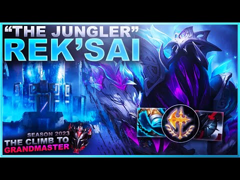 REK'SAI HAS BECOME... "THE JUNGLER" - Climb to Grandmaster | League of Legends