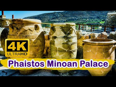 Phaistos Minoan Palace, Crete | Greece travel guide 4K