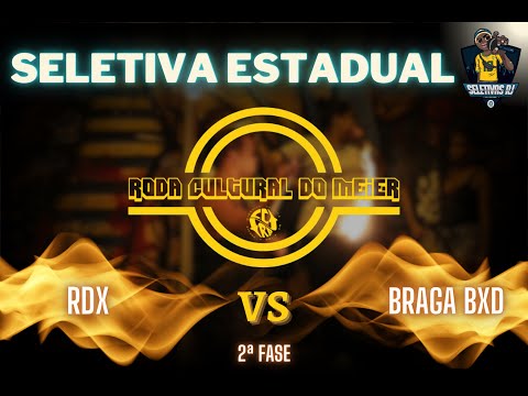 Batalha de Mc´s  - Seletiva estadual RJ  - RDX X Braga BXD - Roda Cultural do Méier - 2ª fase