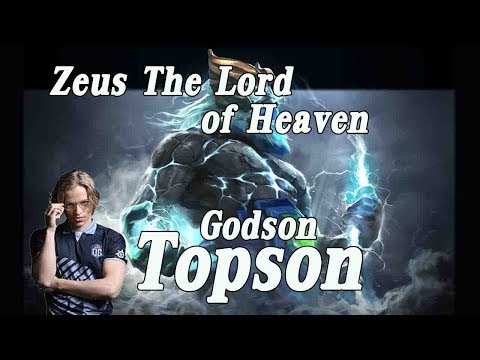 Topson - Zeus The Lord of Heaven | Dota 2 Pro Midlane Godson | God of Mid
