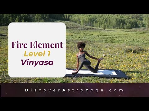 Fire Element Vinyasa Astro Yoga Class (Level 1) Arnelle