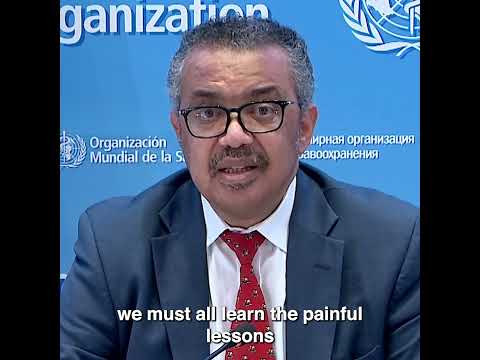 Dr Tedros: Let’s learn from 2021’s pain to end the pandemic in 2022
