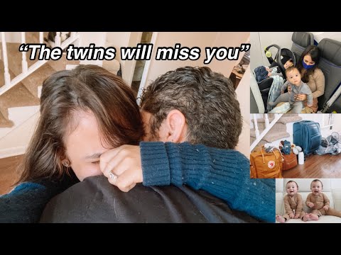 Packing my bags and leaving my husband | Flying ALONE with TWINS