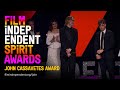 THE CATHEDRAL wins the JOHN CASSAVETES AWARD at the 2023 Film Independent Spirit Awards.