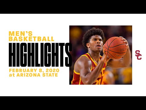 Men's Basketball: USC 64, ASU 66 - Highlights 02/08/20
