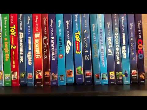 My Pixar Blu Ray Movie Collection