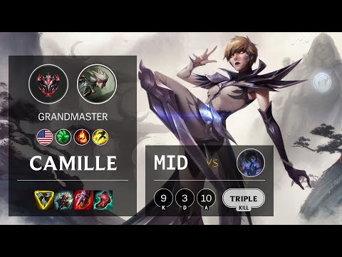 Camille Mid vs Sylas - NA Grandmaster Patch 11.7