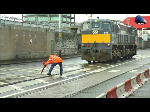 Trenuri de Marfă in Portul Dublin 🚂🚆 Cargo Trains in Dublin Port - 22 December 2022