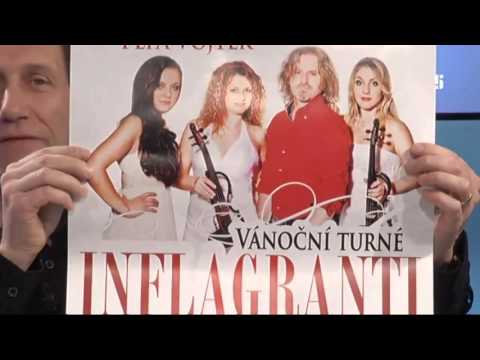 trio INFLAGRANTI na v pořadu Bulvárek