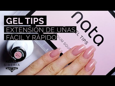 Extensión de uñas con GEL TIPS paso a paso | uñas SOFT GEL | uñas de gel