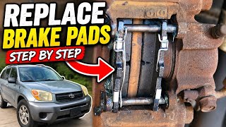 How to Replace Brake Pads for Beginners | 2001-2005 Toyota RAV4