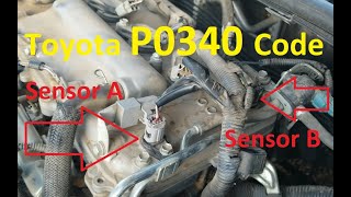Causes and Fixes Toyota P0340 Code: Camshaft Position Sensor “A” Circuit