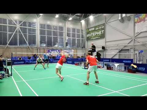 Виталий Дуркин , Нина Вислова   Сергей Молодов , Ксения Евгенова Чемпионат России 2019 XD QF 1