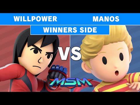 MSM 222 - Willpower (Mii Brawler) Vs Manos (Lucas) Winners Pools - Smash Ultimate