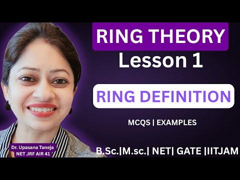 Ring Definition  Abstract Algebra | Basics of ring theory| Ring Theory lesson 1
