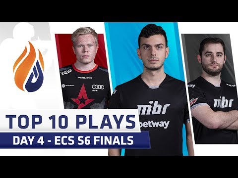 Top 10 Plays - DAY 4 - ECS S6 Finals - Feat. tarik, Fallen, Magisk!