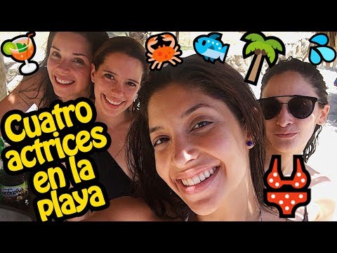 ¡CUATRO AMIGAS EN LA PLAYA! =) ¡FUE UNA LOCURA!