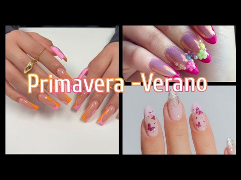UÑAS PRIMAVERA 🌼 2024 #tendency #desingnails #diseñosdeuñas #uñasprincipiantes #uñasacrilicas #2024