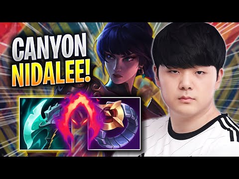 CANYON IS INSANE WITH NIDALEE! - DK Canyon Plays Nidalee JUNGLE vs Lee Sin! | Season 2023
