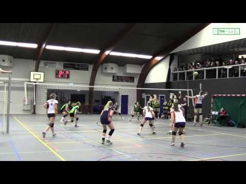 Volleybal Dames 1e Klasse D: Thriantha D1 - Olhaco D2 [21-03-2015]