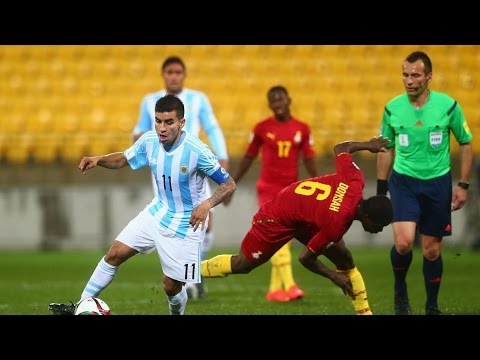 Gol de Giovanni Simeone. Argentina 1-3 Ghana. (2-3)