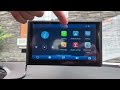 LCD monitor 7" - Apple CarPlay / Android auto / 12-24V / Bluetooth / WIFI / kamerový vstup / magnetický držák - Video Youtube