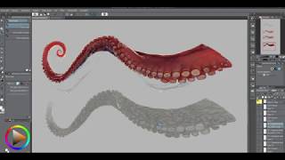 Tentacle texture exercise