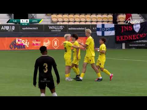 OP Pohjois-Karjala ottelukooste: SJK Akatemia - JIPPO 1-2 (1-0)