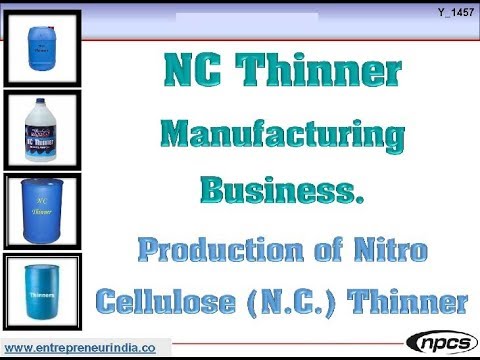 Nc thinner liquid, grade standard: industrial grade, packagi...
