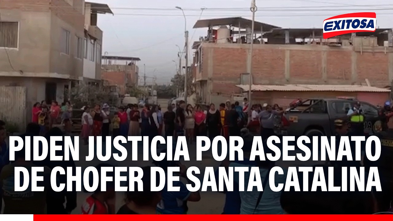 🔴🔵 Exigen al Gobierno la captura de los responsables del atentado a chofer de empresa Santa Catalina