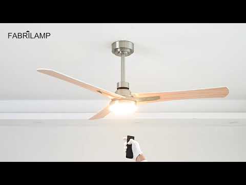 Vídeo de Ventilador Techo CORO DC Silencioso 6 Velocidades LED 3 Temperaturas Abrila