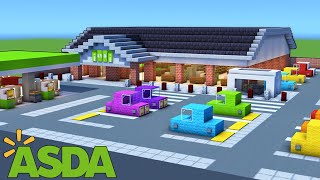 How To Build an Asda Supermarket In Minecraft Block by Block