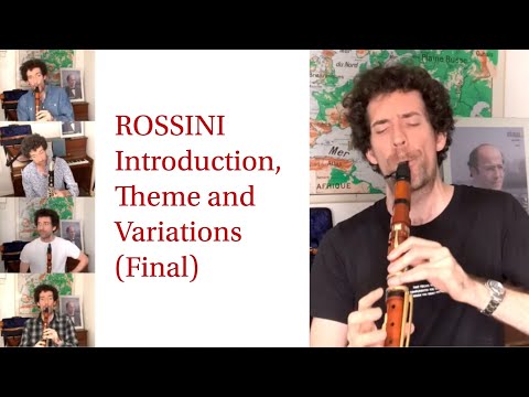 Rossini final variation from Introduction, theme and variations | Nicolas Baldeyrou