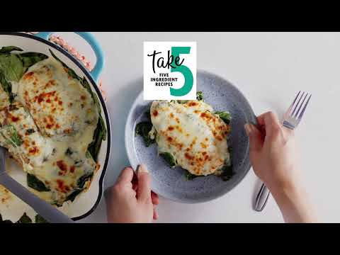 How to Make Spinach Artichoke Chicken Broil| SavoryOnline