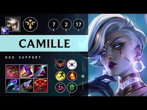 Camille Support vs Lulu: Unstoppable - KR Grandmaster Patch 14.23