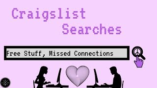 Weird Side Of Craigslist // FREE Stuff & MISSED Connections