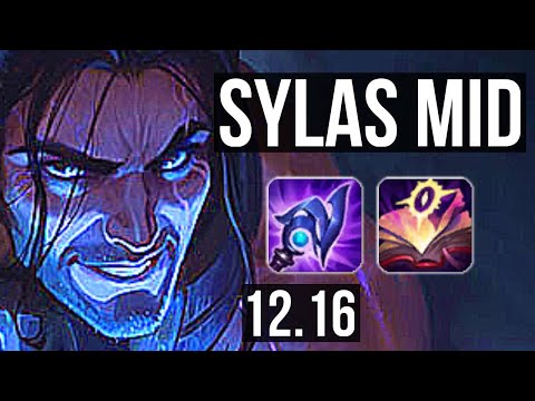 SYLAS vs EKKO (MID) | 9/0/4, Legendary, 300+ games | EUW Master | 12.16