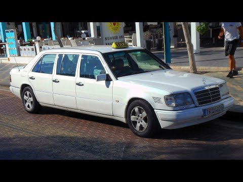 Thumbnail for Taxi E-class w124 LWB in Cyprus - the island of long Mercedes by Wheelbase, SEAT, Taxi, Mercedes-Benz
