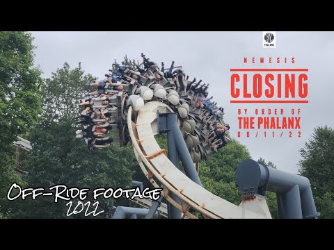 Nemesis at Alton Towers is closing 6/11/22! - Off-Ride footage filmed in the 2022 season - 4K 60fps