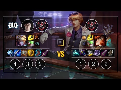 BLG Jinjiao Ezreal vs Miss Fortune Bot - KR GrandMaster Patch 10.11