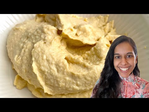Garlic Hummus (Lectin Free, Gluten Free, Nut Free, Vegan, Plant Based, Dairy Free, Curry Flavored)