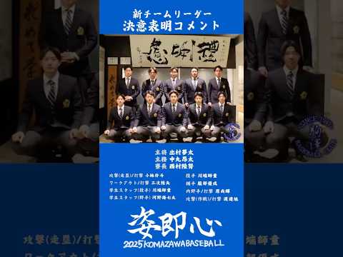 【チームリーダー 決意表明コメント】