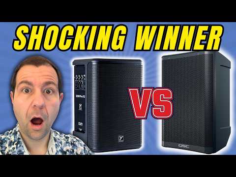 QSC CB10 vs Yorkville EXM Pro10 — Best 10” Battery PA Speaker?