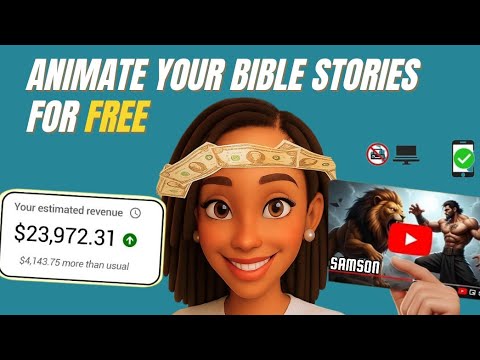 Create Viral Animated Bible Stories Using AI (Totally Free & Super Easy!) Step by Step Tutorial